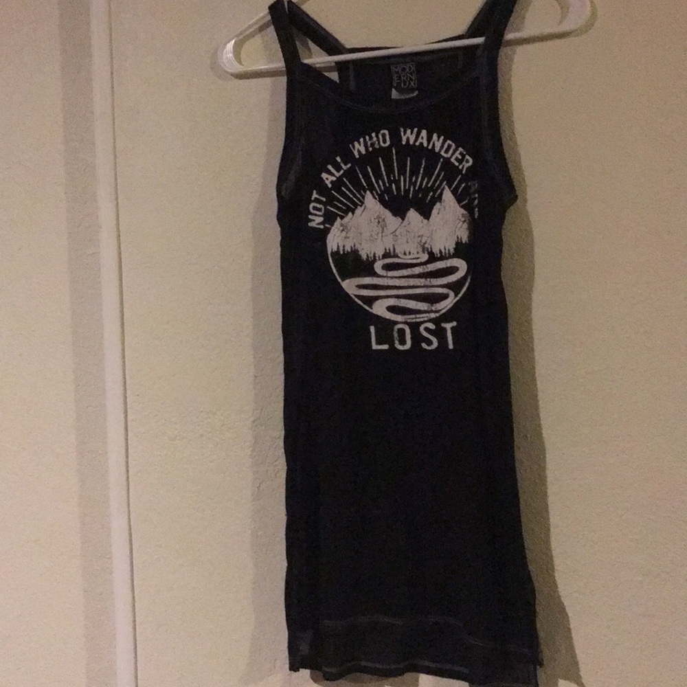 “Not all who wander are lost” top